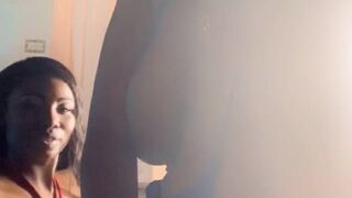 mscandacevon dirty bitch is engaged in oral sex