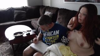 blowshow82 busty lady masturbates shaved pussy