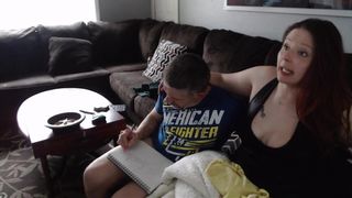 blowshow82 busty lady masturbates shaved pussy