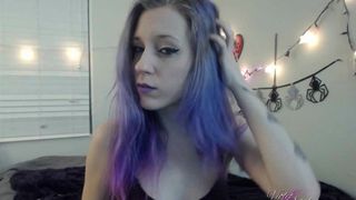 violetoctober fairy girl cute pulls clit