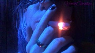 violetoctober busty small exposes her charms