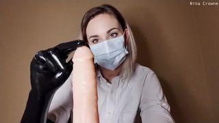 Nina Crowne delightful student takes off her clothes after class