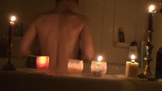 Erotic Eva busty babe twirls big ass