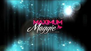 Maggie Green black-haired mare shows boobs