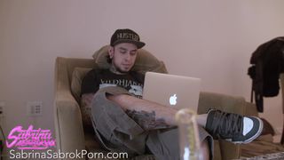 Sabrina Sabrok having fun with his beloved