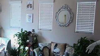 officialnmj skinny female rubs herself with oil