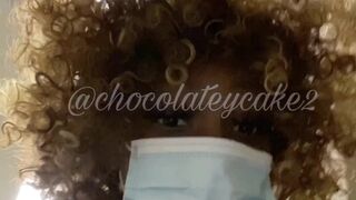 chocolateycake2 busty ruining caresses vagina