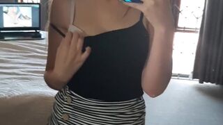 allyson_grey Adorable slut violently fucks with a man at night