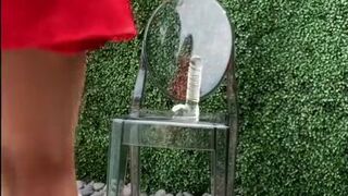 adrianachechik thinty passionately pulls the cap