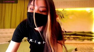 mikishine sexy lady caresses pussy