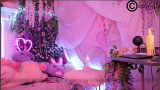 mollyflwers graceful female admires beautiful tits