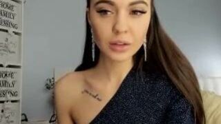 miss_x_ wonderful mother pulls the cap with her fingers