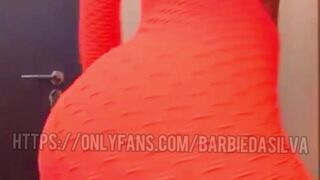 barbiedasilva gorgeous prostitute caresses shaved cunt