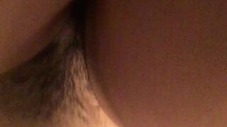 Reena jerking off the clit on the bed