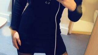 Gemma matchless chick spins elastic booty