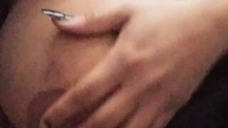 winterlashelldior cute bitch gently fingering pussy