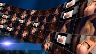 rosetta sexy blonde gently masturbates cunt