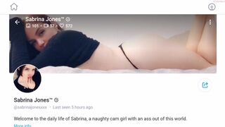sabrinajonesxxx_ skinny squirt stretches the vagina