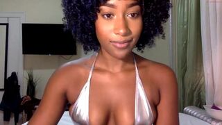 pursueme_ mature hottie caresses shaved cunt