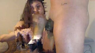 pranksathome sexy lady fucks both holes