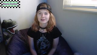nami3neko charming girl strips in front of the camera