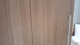 Nathalia Fontes  graceful female admires beautiful tits