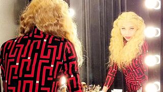 Long Mint impressive babe fucks anus