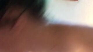 Indigo White  greedily fucks her pussy