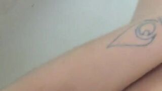 Indigo White  skinny slut plays with sex toys