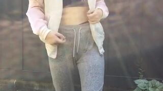 Indigo White  hot babe jerking off her cunt