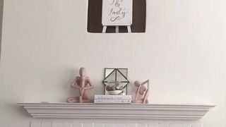 Indigo White  exercising