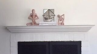 Indigo White  gently pushes the toy in her pussy