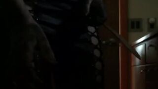 Indigo White  naughty harlot - caresses big tits