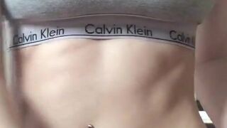 Indigo White  mature mare recklessly caresses pussy