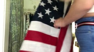 Indigo White  crazy chick caresses shaved cunt