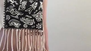 Indigo White  exciting bitch dancing in underwear