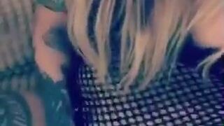 Korra Del Rio jerking off sitting on the edge of the bed