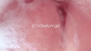 Giselly Angel onlyfans  beautiful woman in black clearly jerks off her vagina