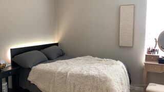 Emma Rose onlyfans  beautiful lady gently masturbates pussy