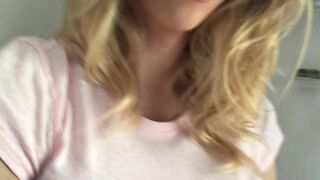 Casey Kisses onlyfans  narrow-eyed jerking pussy phallus