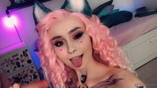 zirael  mysterious goddess gently caresses her ass with her fingers