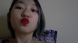 marythestrange caresses the clitoris under the table