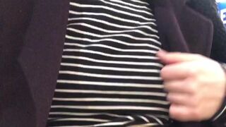 horny_hippie  crazy chick caresses natural tits