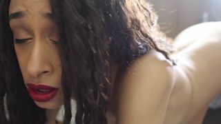 Vixi Vee elegant slut caresses shaved pussy