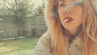 Jennifer Storm uniformed beauty fucks with sex machine