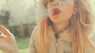Jennifer Storm uniformed beauty fucks with sex machine