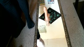 HannibalRose spicy trash fucks herself with a dildo