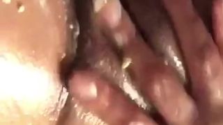 kinkyjasmine black-haired bitch caresses her charms