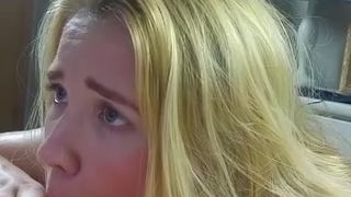 annabellecums gorgeous lady caresses pussy through panties