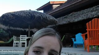 Codi Vore   skinny nipple pulls pussy with fingers